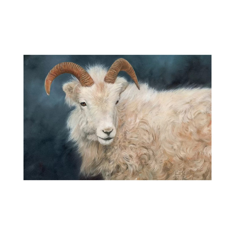 Mountain Goat I by David Stribbling - Wrapped Canvas Print, 66.04 cm H x 45.72 cm W x 1.91 cm D
