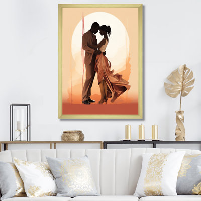 Peach Dance Quiet Ensemble I - Impressions sur toile