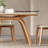 New Small Apartment Table And Chairs 4 - Person Four Leg Dining Set-101003332