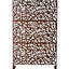 Écran d'intimité en métal rouille - H 76 po (l) pour patio, terrasse, balcon, clôture intérieure autoportante-121599763