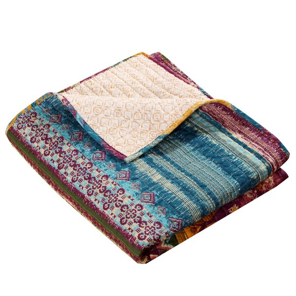 Bungalow Rose Sohil Quilted Throw Blanket & Reviews | Wayfair