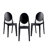Modway Casper Modern Acrylic Stacking Dining Armchairs-637177537-620751620