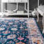 Tapis bleu / orange Hartwick Southwestern-25255249