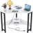 Danielys Corner Metal Base Writing Desk with Power Outlet-1180811208