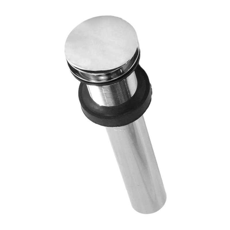Dome 1.5" Pop-Up Bathroom Sink Drain, Chrome