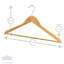 Harbour Housewares - Wooden Coat Hangers-2007718560