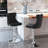 Swivel Velvet Barstools With Adjustable Seat Height, Chrome Base, Comfortable Tufted Backs For Home Pub And Kitchen Island, Set Of 2-1900854022-1900854043