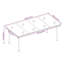 Table de salle à manger Jamaca-2135737012