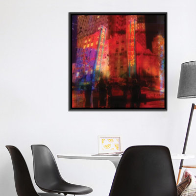 « radio city », impression sur toile tendue