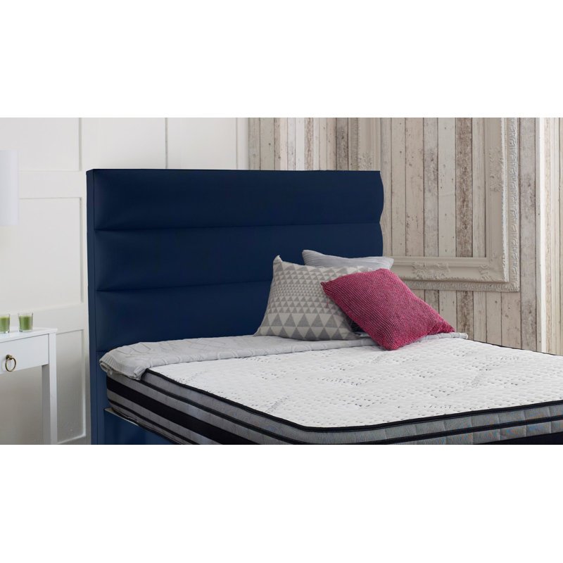 Ashlene Upholstered Headboard, Small Single (2'6), Marine