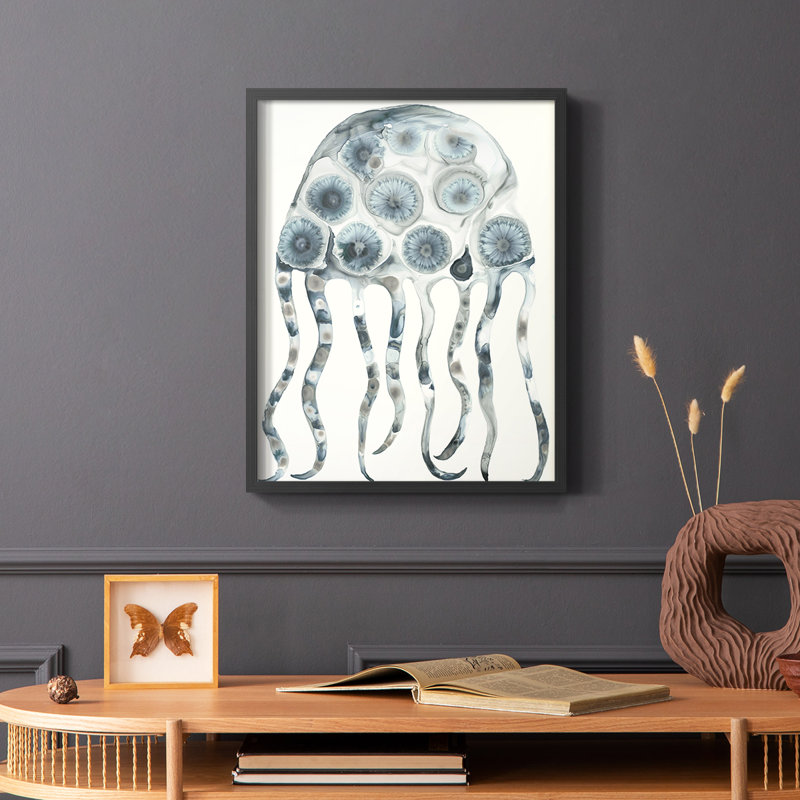 Silver Jelly  Framed Print - Solid Wood, Black, 20" H x 16" W