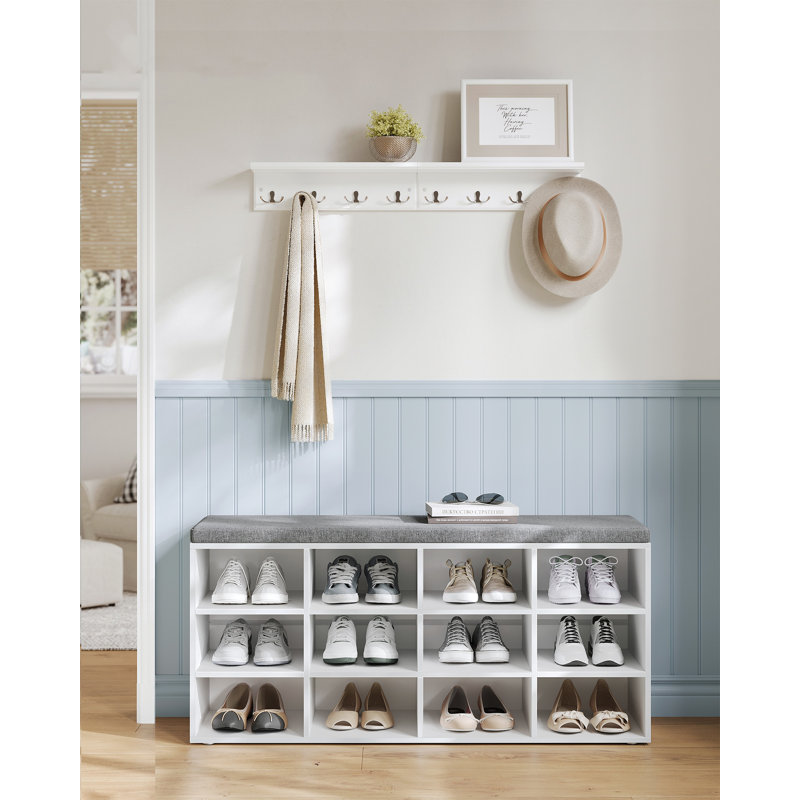 12 Pair Shoe Storage Bench