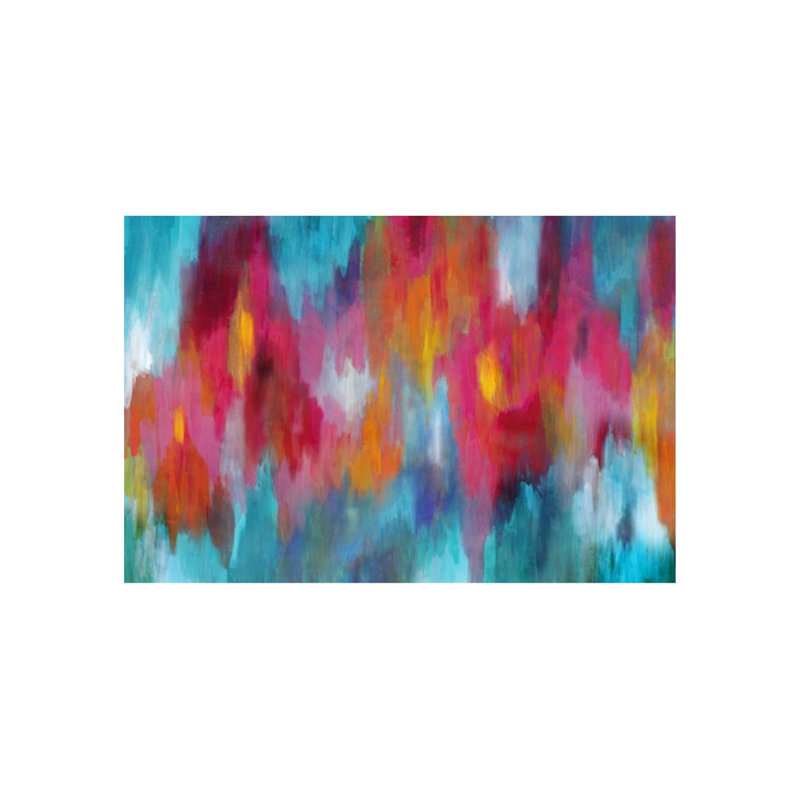«Vibrant Summer Dream» par Sofia Fox, impression sur toile tendue, H 40 po x l 60 po x 1,5 po