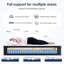 Matelas simple de 8 pouces, mi-ferme avec ressorts ensachés individuellement, mousse à mémoire de forme rafraîchissante, gel, conception respirante, absorbant les mouvements, support de bord, emballé dans une boîte pour plus de commodité, mousse