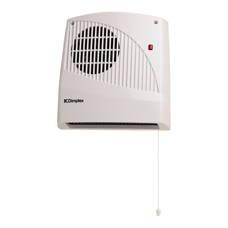 2000 Watt Wall Mounted Electric Fan Heater with Runback Timer