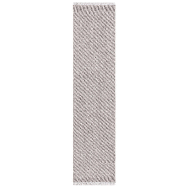 Tapis tissé à la machine en jute beige / ivoire, Tapis de couloir 2 pi x 8 pi