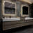 Albizu 114" Wall-Mounted Double Bathroom Vanity-69316027
