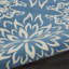 Tapis floral ivoire / bleu Yurig-388936940