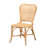 Pineapple Rattan Side Chair in Natural Brown