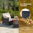 Abbigal 2 - Person Patio Conversation Set with Cushions-315913137