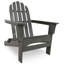 Chaise Adirondack pliante en plastique avec repose-pieds POLYWOOD Cape Cod Trex-16839302