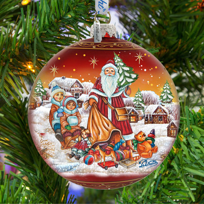 Ornement en forme de boule Holiday Splendor