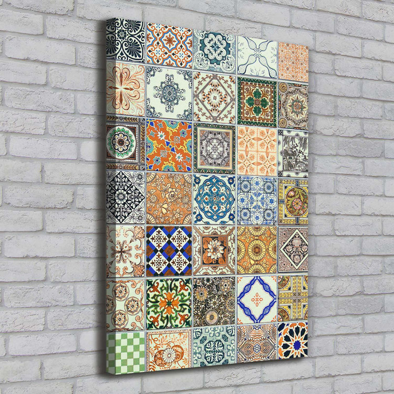 Ceramic Tiles - Wrapped Canvas Print