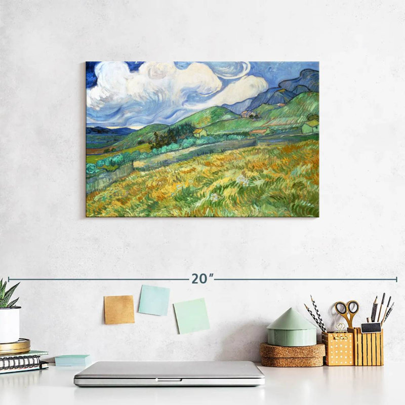 Alvord Landscape From Saint Remy, 8" H x 12" W