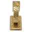 SUTTON LARGE HOOK; MUSEUM GOLD FINISH-86668994