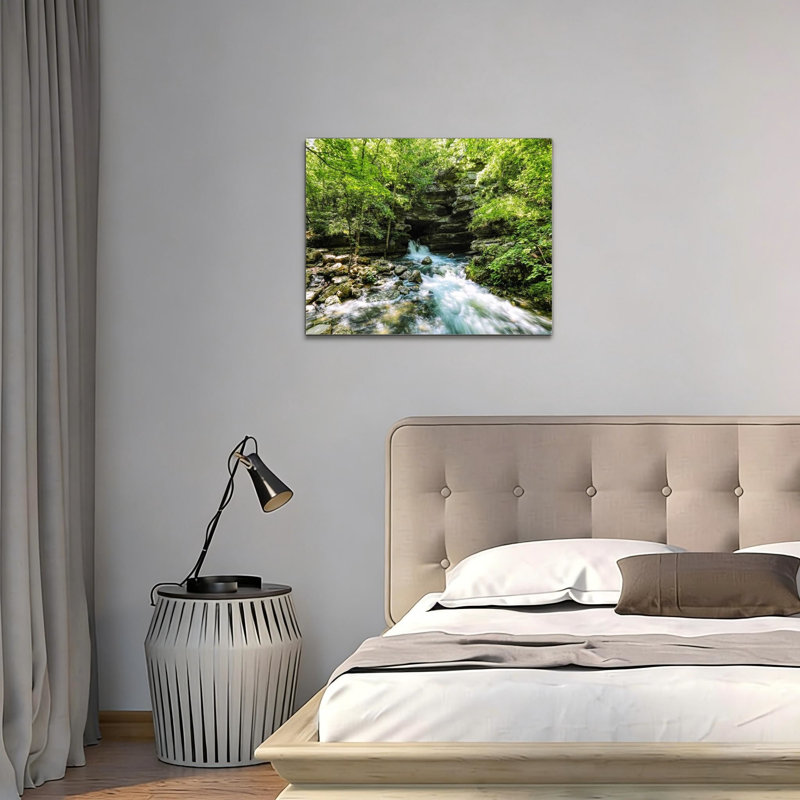 «Mountain Green Stream», reproduction d'art sur toile, 16 x 20