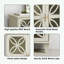 Armoire décorative avec 2 portes en verre et tablettes réglables