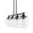 Dhaniyal 4 - Light Steel Dimmable Kitchen Island Square / Rectangle Chandelier-680799617
