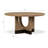60" Round Dining Table With 4 Arm Chairs Sideboard And Dining Cabinet-1279941977