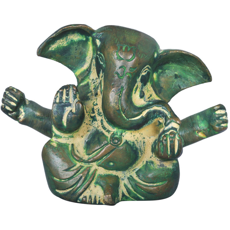 Religious & Spiritual Figurines & Sculptures, Green/Chola