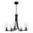  Devonshire 5-Light Modern Matte Black Chandelier-2008161058
