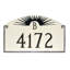 Sunfire Monogram 2-Line Lawn Address Sign-1830256663