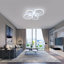 Modern LED 6-Round Ceiling Light Flush Mount