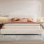 Lit plateforme tapissier avec lattes de bois Issabell-991784181-999343697