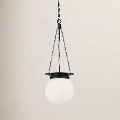 Zella Single Light Glass Dimmable Pendant