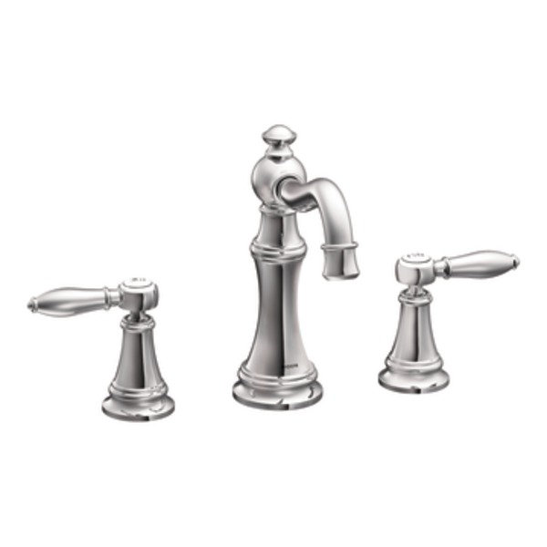 Moen Weymouth Two-Handle Widespread Bathroom Faucet Trim Kit, Valve Required