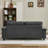 79" Modern 3-Seater Sofa with Extra-Wide Adjustable Armrests and USB/Type-C Charging Ports-432904029