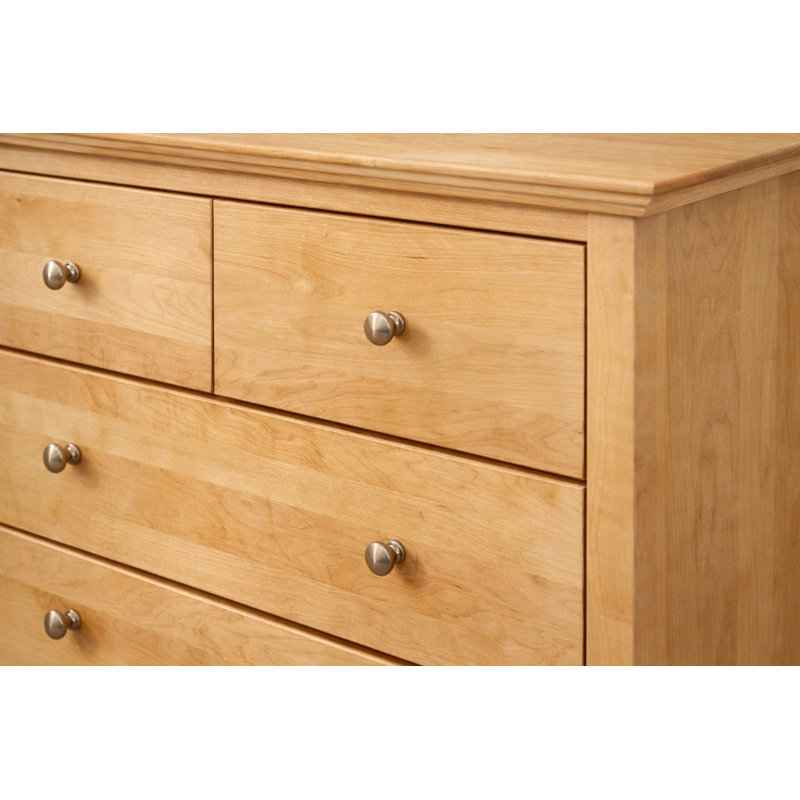 Commode 6 tiroirs Fitz, Naturel