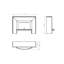 Stockeld Suncrest 111cm W White Fireplace