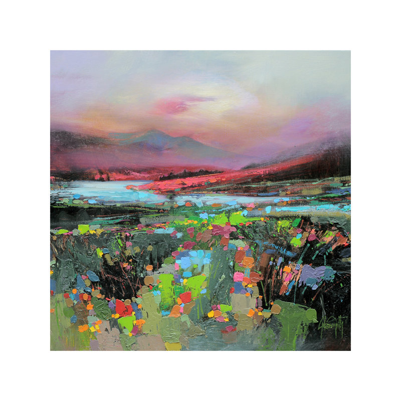 Highland Colour by Scott Naismith - Wrapped Canvas Painting, 66.04 cm H x 66.04 cm W x 1.91 cm D