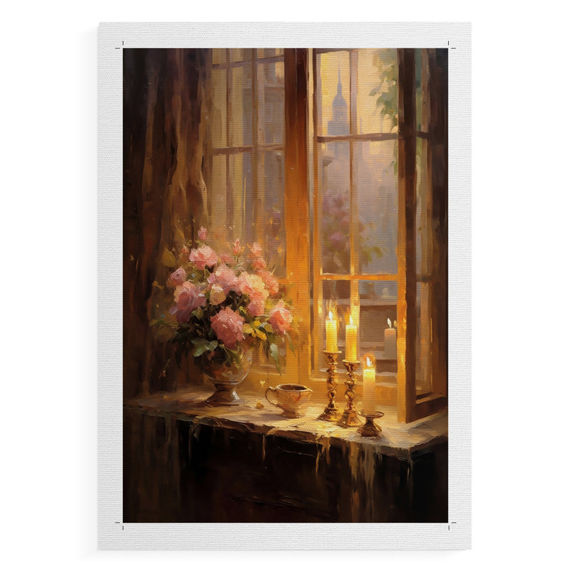 FLORAL Series DCCLX - Impression sur toile seulement - NON CADRE, H 18 po x l 12 po