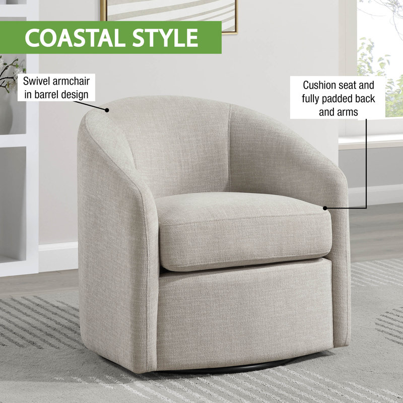 Fauteuil demi-tonneau Sandiso, Pierre