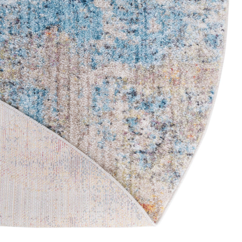 Beaulieu Abstract Indoor Rug, Round 5'