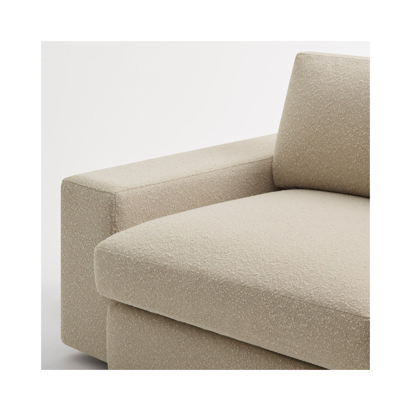 Esker Sofa, Kelso Blue 100% Polyester, 31" H x 98" W x 42" D