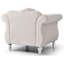 Élégant fauteuil transitionnel évasé ivoire-1612921599