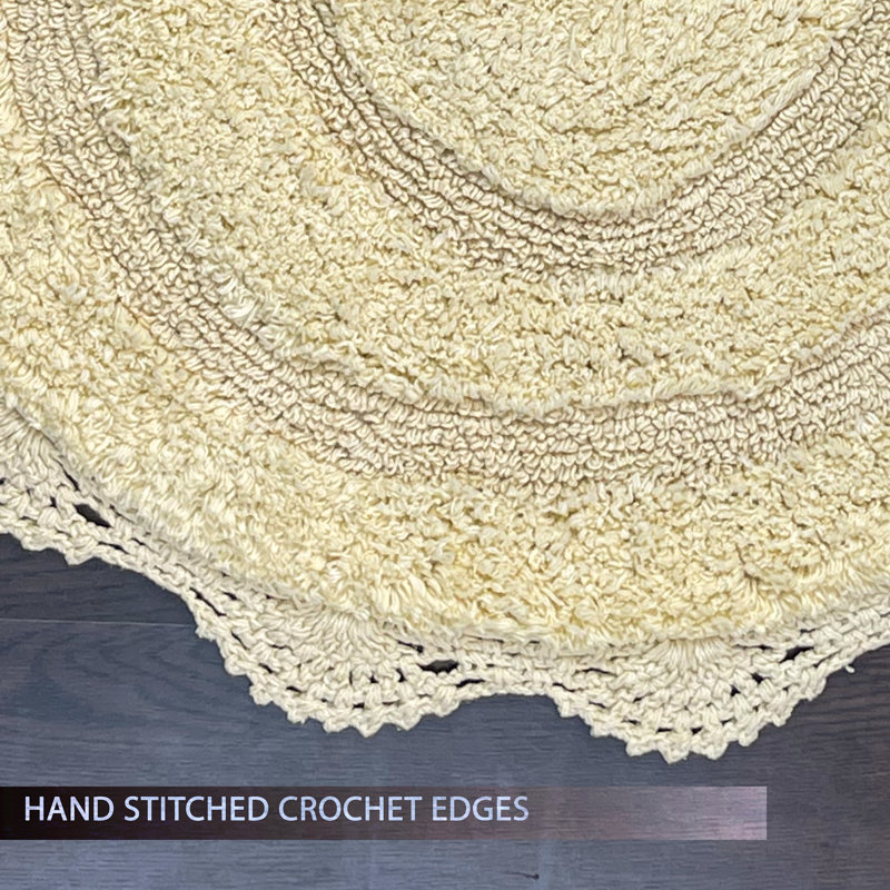 Crouseville Bath Rug, Light Yellow